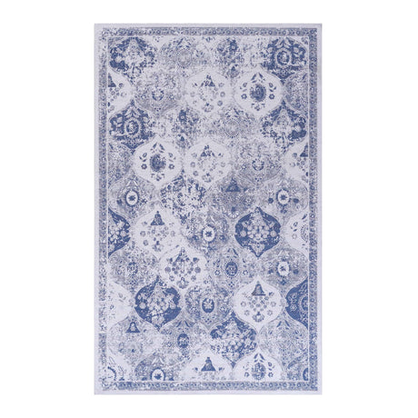 Maval - 6' X 9' Washable Area Rug - Blue - view 6