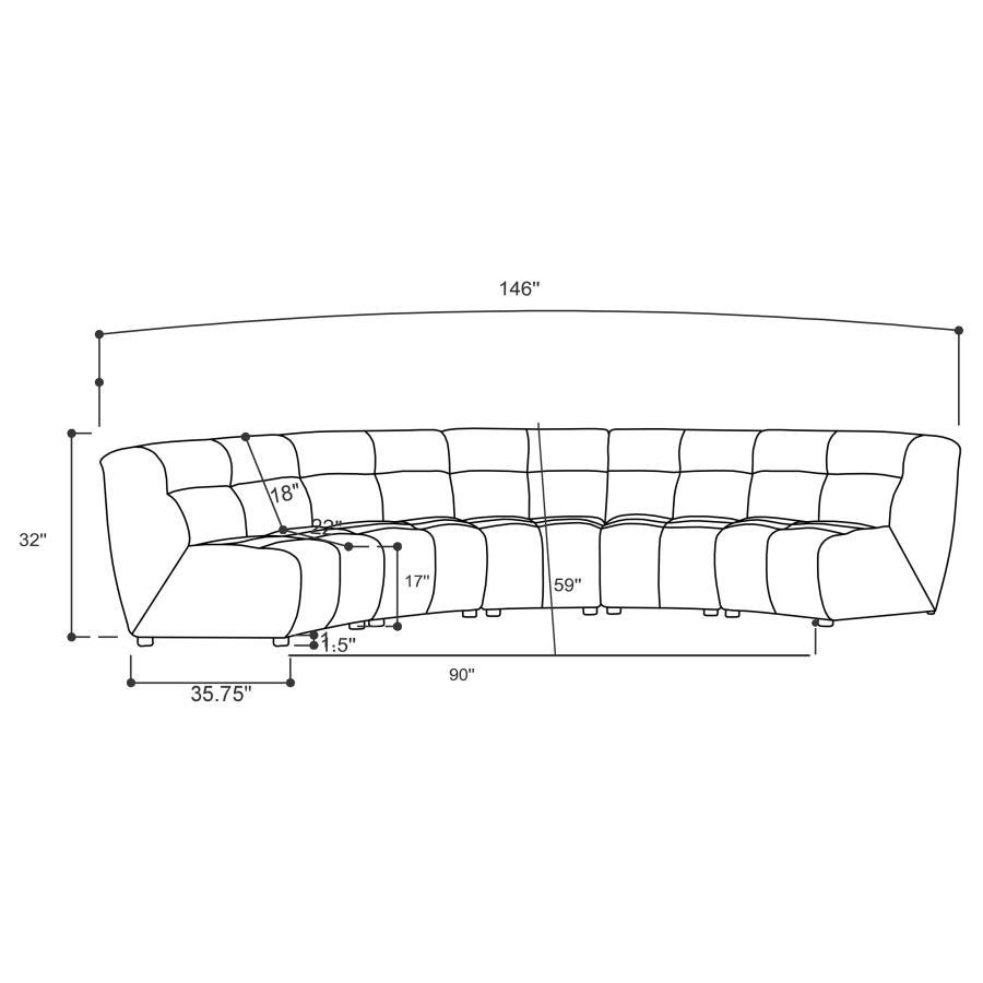 Charlotte - Upholstered Modular Sectional Sofa