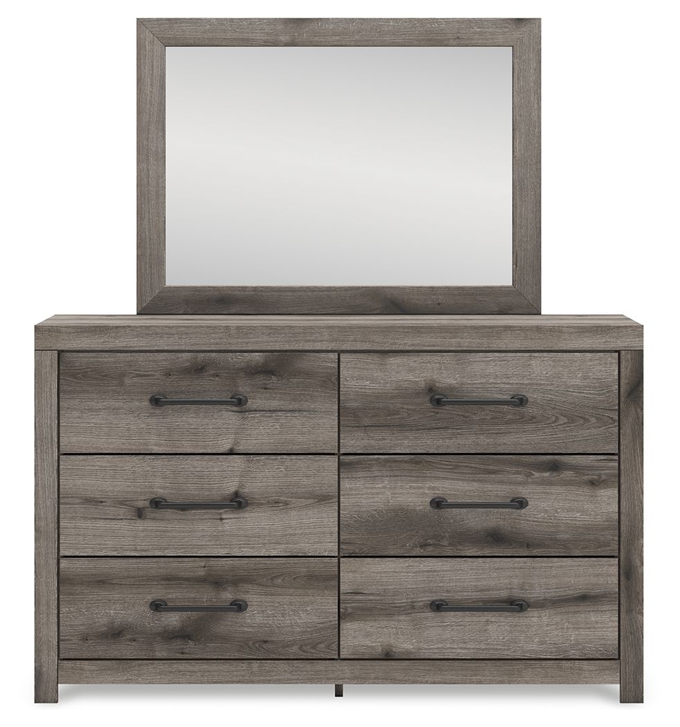 Graystorm - Brown Gray - Dresser And Mirror by Signature Design by Ashley® | Bel Furniture