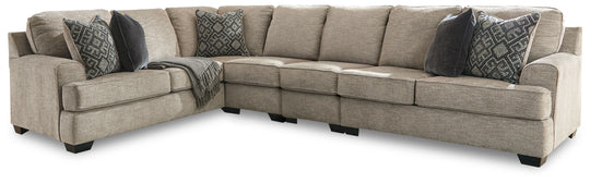 Bovarian - Sectional Beige 4 Pc. Right Arm Facing Loveseat Sectional by Signature Design by Ashley® | Bel Furniture