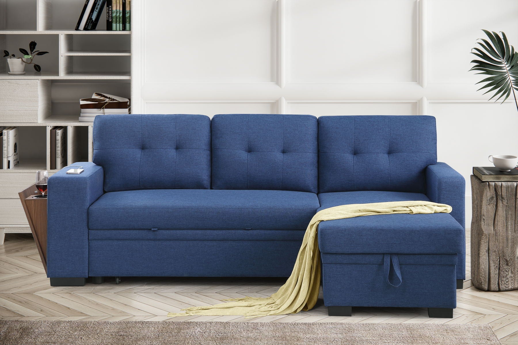 3 Piece Upholstered Sectional