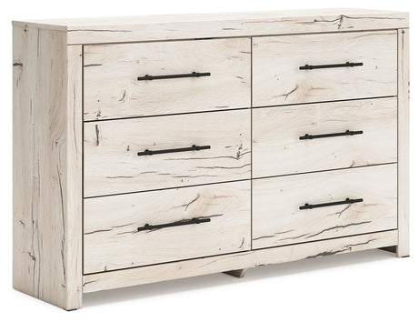 Lawroy - Light Natural - Six Drawer Dresser by Benchcraft® | Bel Furniture