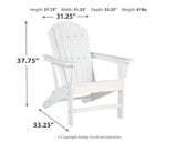 Sundown Treasure - Outdoor Adirondack Chair by Signature Design by Ashley® | Bel Furniture