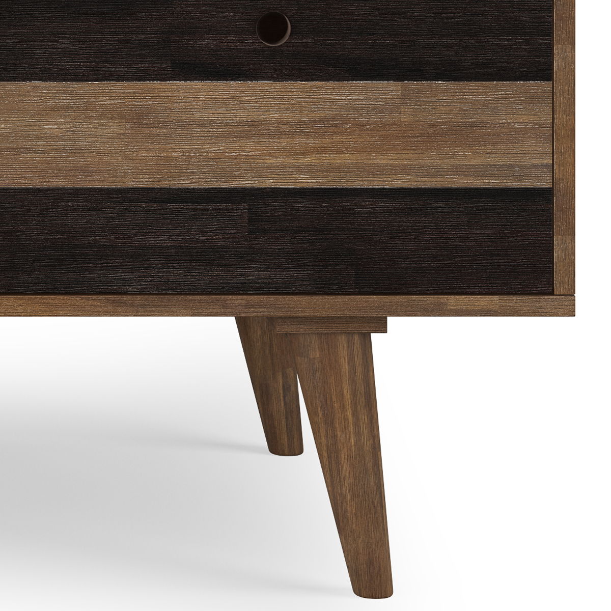 Clarkson - Desk With Side Drawers - Rustic Natural Aged Brown by Simpli-Home | Bel Furniture