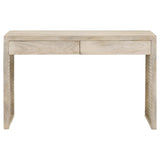 Rickman - 2-Drawer Wood Entryway Console Table - White Washed by CoasterEssence | Bel Furniture