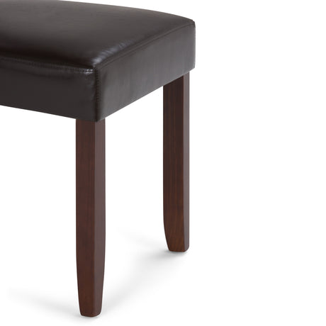Acadian - Parson Dining Chair (Set of 2) - Tanners Brown by Simpli-Home | Bel Furniture