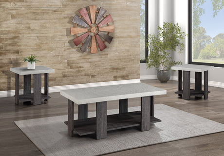 Boris - 3 Piece Cocktail Set Gray by Crown Mark | Bel Furniture