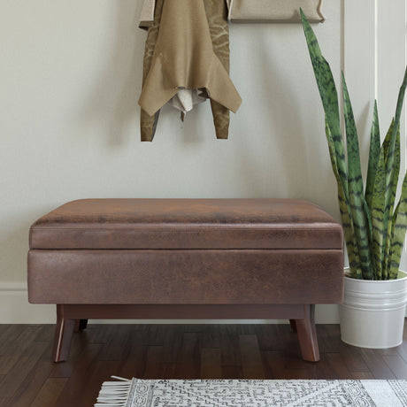 Owen - Upholstered Rectangular Storage Ottoman - view 76