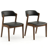 Enzo - Dining Chair (Set of 2) - Black / Brown