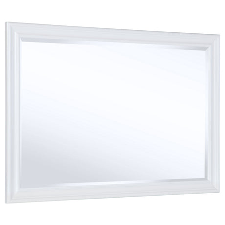 Bexhill - Dresser Mirror - White by Coaster Fine Furniture | Bel Furniture