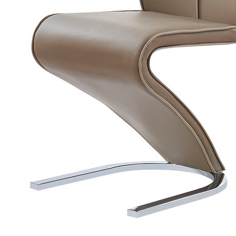 Tony - Dining Chairs (Set of 2) - Brown / Beige - view 6