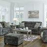Lonoke - Living Room Set Dark Gray 4 Pc. Sofa, Loveseat, Chair And A Half, Ottoman by Signature Design by Ashley® | Bel Furniture