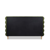 Stockholm - Modern Wavy Headboard Platform Bed by Jennifer Taylor Home | Bel Furniture