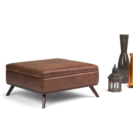 Owen - Multifunctional Square Coffee Table Storage Ottoman - view 61