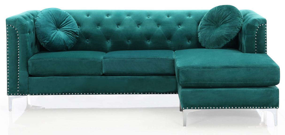 Pompano - Micro Suede Sofa Chaise