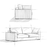 Charlie - Deep Seater Sofa by Simpli-Home | Bel Furniture