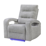 Isolde - Power Recliner, LED Lighting - Gray