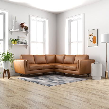 Erman - Corner Sofa - Tan - view 7