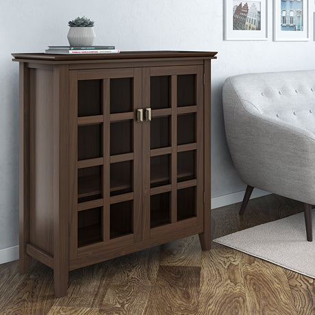Artisan - Handcrafted Medium Storage Cabinet by Simpli-Home | Bel Furniture