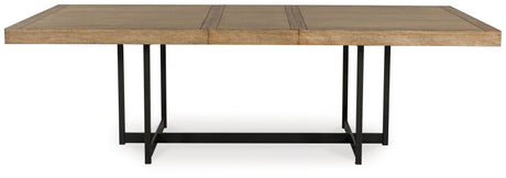Tomtyn - Light Brown - Rectangular Dining Room Extension Table by Signature Design by Ashley® | Bel Furniture