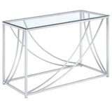 Lille - Glass Top Entryway Sofa Console Table Accents