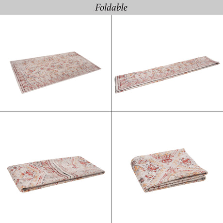 Maval - 6' X 9' Washable Area Rug - Beige - view 6