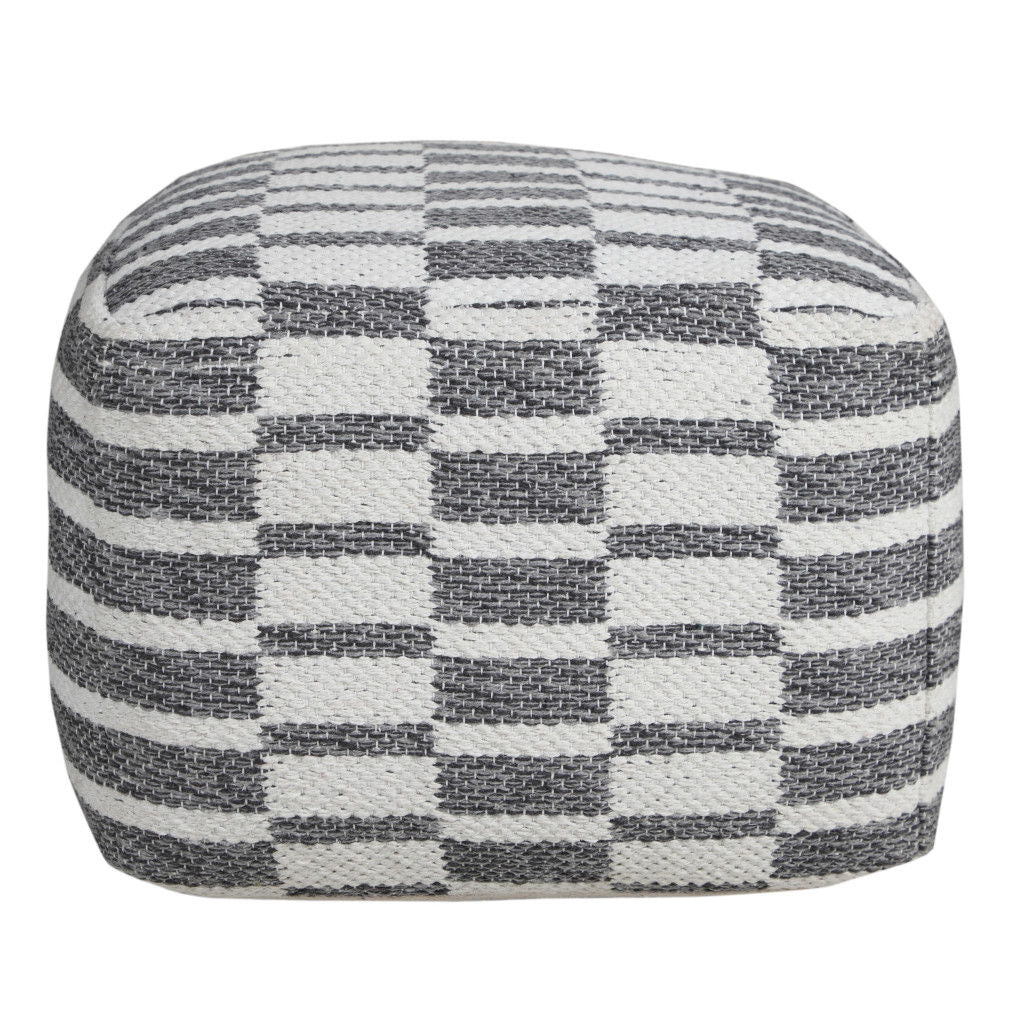 Ottoman Cotton Square - Gray