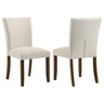 Cantley - Upholstered Dining Side Chair (Set of 2) Beige by Coaster Fine Furniture | Bel Furniture