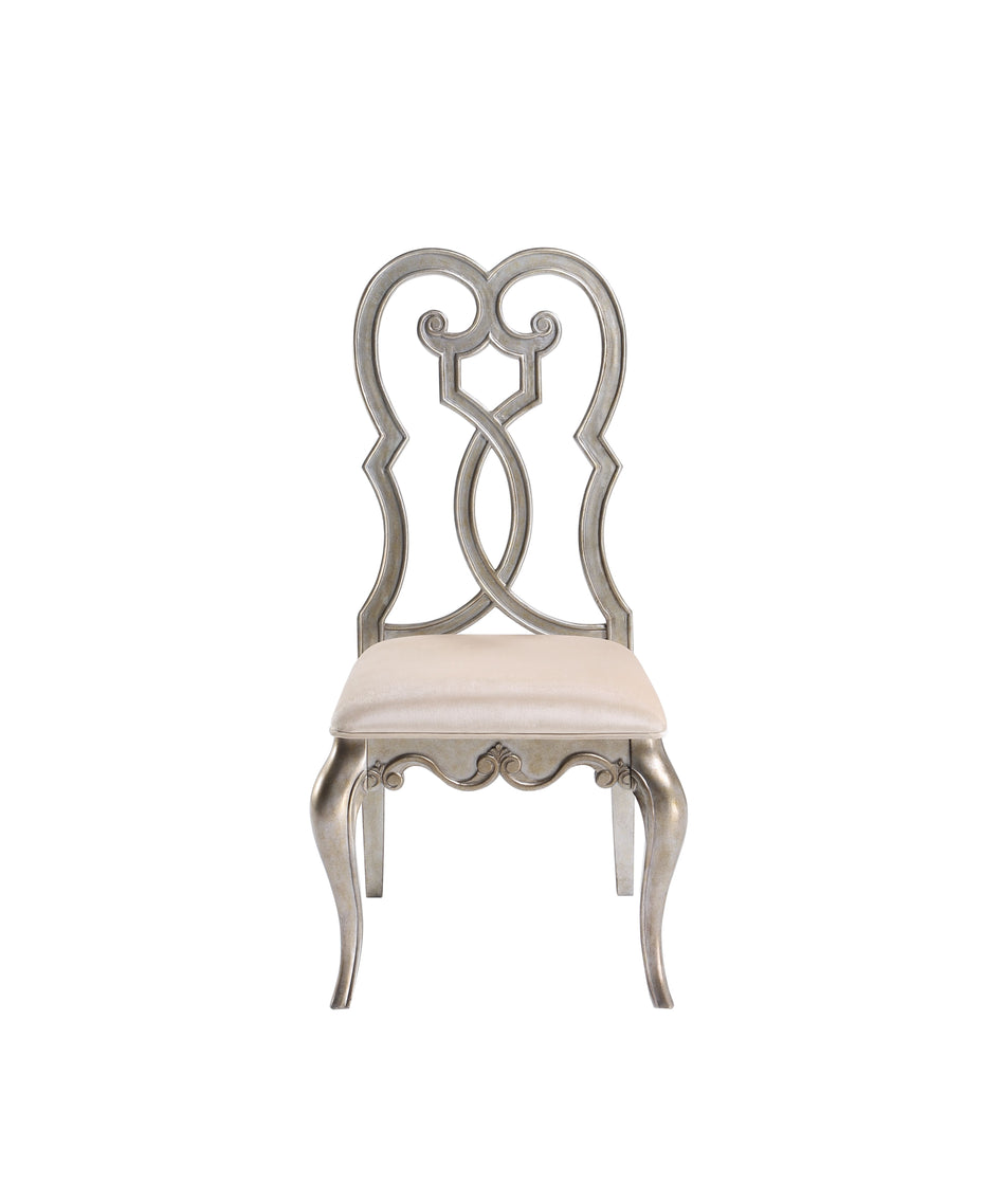 Esteban - Side Chair (Set of 2) - Antique Champagne