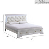 Verona - Bed With LED Accent Lighting, 2 Drawers