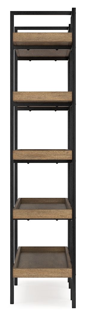 Montia - Light Brown - Bookcase by Signature Design by Ashley® | Bel Furniture