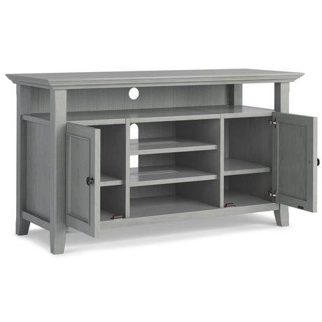 Amherst - TV Media Stand, Handcrafted by Simpli-Home | Bel Furniture