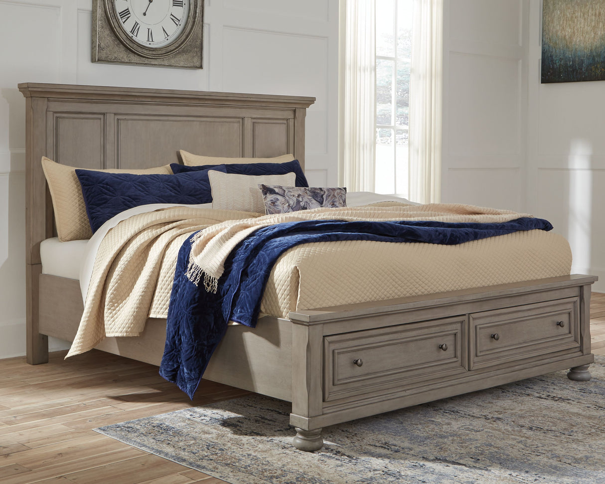 Lettner - Panel Storage Bedroom Set by Signature Design by Ashley® | Bel Furniture