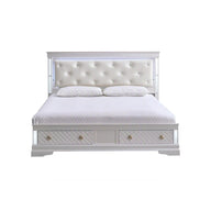 Verona - Bed With LED Accent Lighting, 2 Drawers