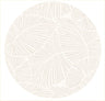 Curve - Round Rug White 4' x 6' by Icona Home Decor | Bel Furniture