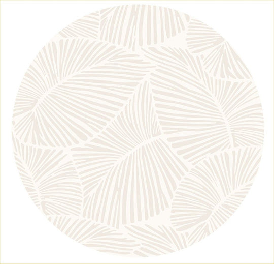 Curve - Round Rug White 4' x 6' by Icona Home Decor | Bel Furniture