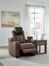 High Impact - Tobacco - Power Recliner / Adj Headrest by Signature Design by Ashley® | Bel Furniture