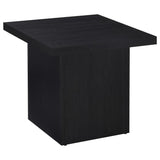 Max - Square Engineered Laminate End Side Table - Black by Coaster Fine Furniture | Bel Furniture