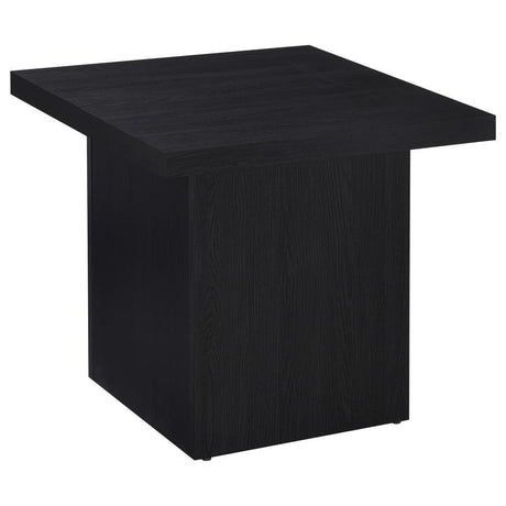 Max - Square Engineered Laminate End Side Table - Black by Coaster Fine Furniture | Bel Furniture