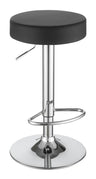 Ramses - 29" Adjustable Bar Stool Black by CoasterEveryday | Bel Furniture