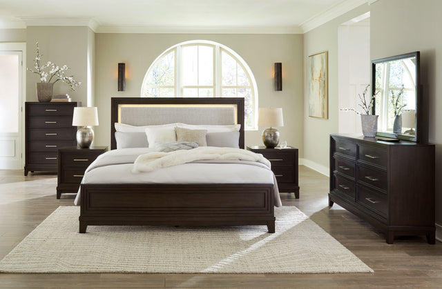 Neymorton - Panel Bedroom Set Dark Brown by Signature Design by Ashley® | Bel Furniture