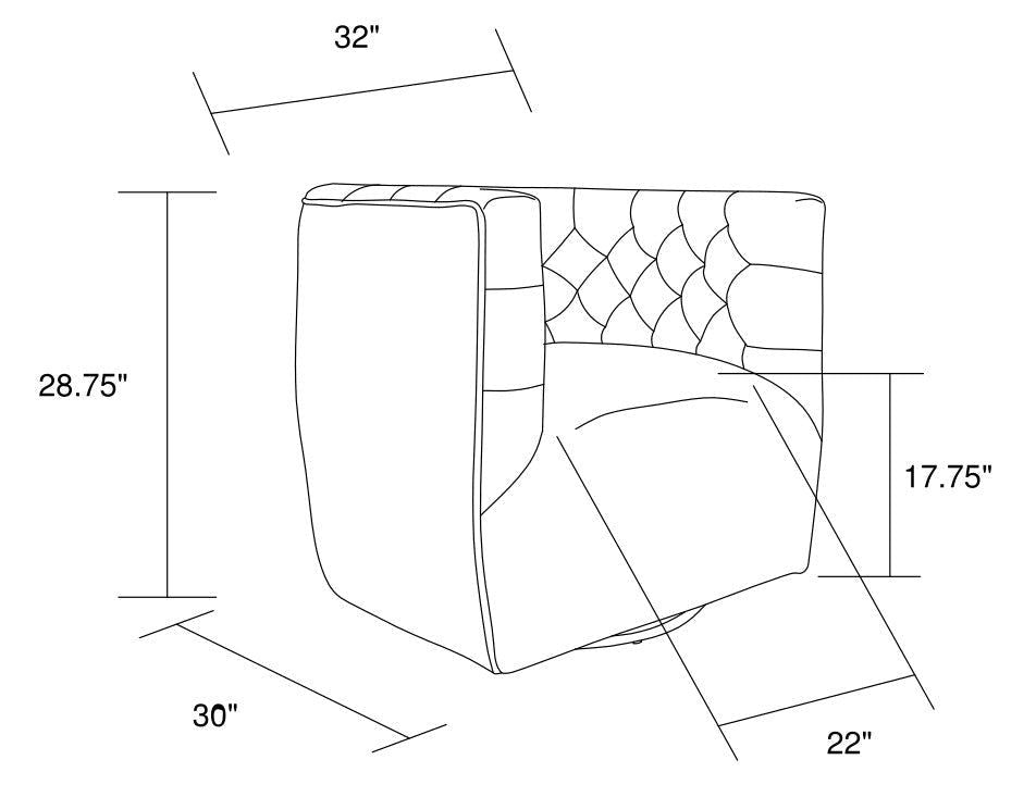 Delaney - Ergonomic Design Swivel Chair