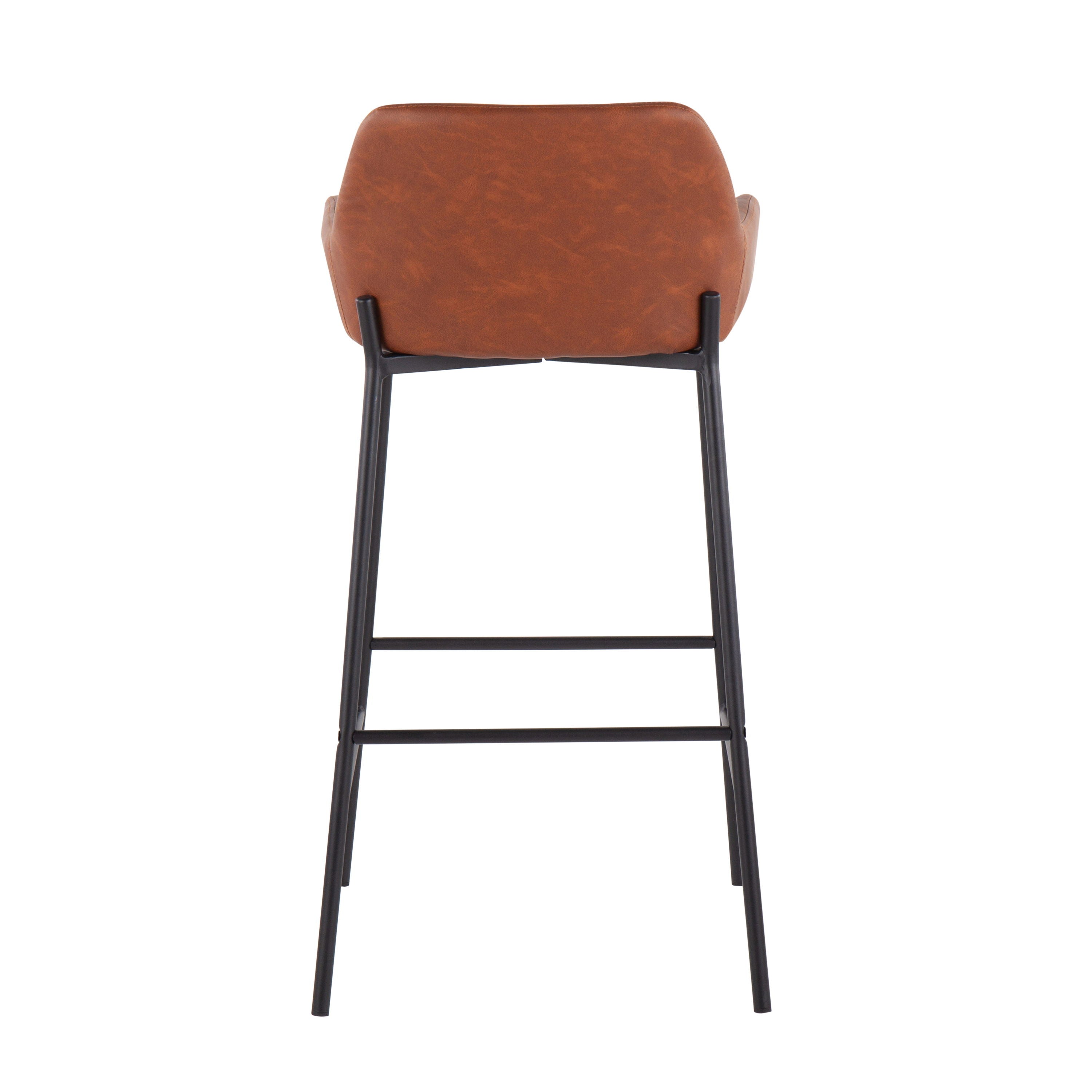 Daniella - Industrial Fixed Height Bar Stool (Set of 2)