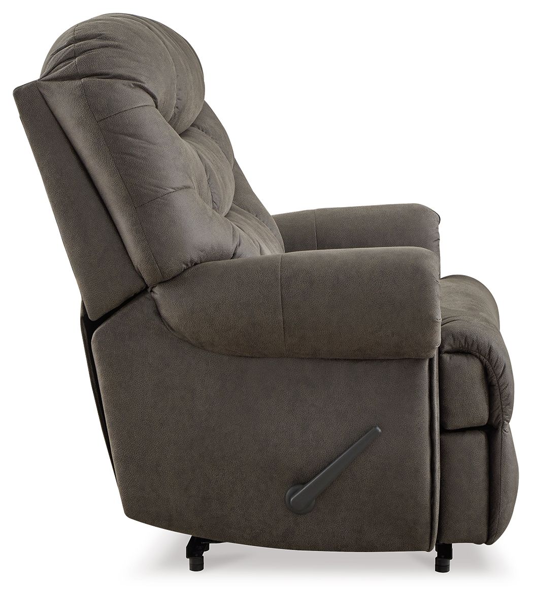 Camera Time - Gunmetal - Zero Wall Recliner by Signature Design by Ashley® | Bel Furniture