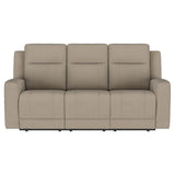 Brentwood - Upholstered Reclining Sofa Set by Coaster Fine Furniture | Bel Furniture