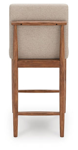 Isanti - Upholstered Barstool (Set of 2) - Light Brown