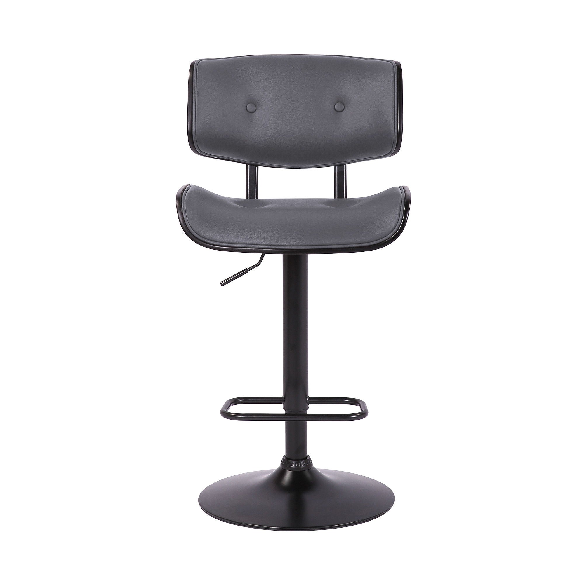 46" Swivel Adjustable Height Bar Chair - Gray