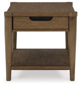 Roanhowe - Brown - Rectangular End Table by Signature Design by Ashley® | Bel Furniture