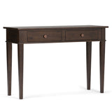 Carlton - Console Sofa Table - Dark Tobacco Brown by Simpli-Home | Bel Furniture