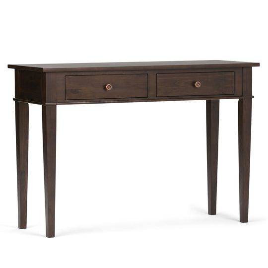 Carlton - Console Sofa Table - Dark Tobacco Brown by Simpli-Home | Bel Furniture